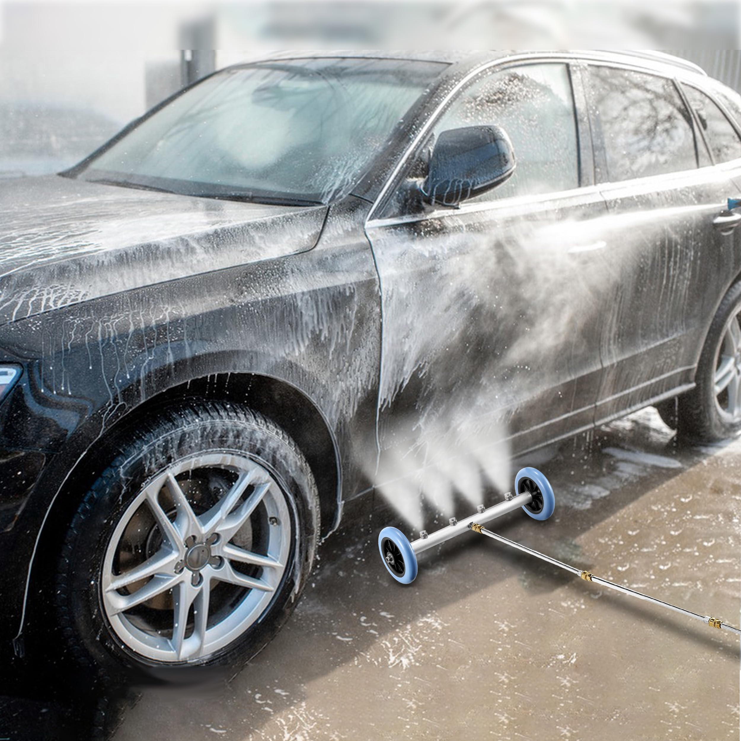 RIDGE WASHER 45-degree curved wand improves access to wheel wells
