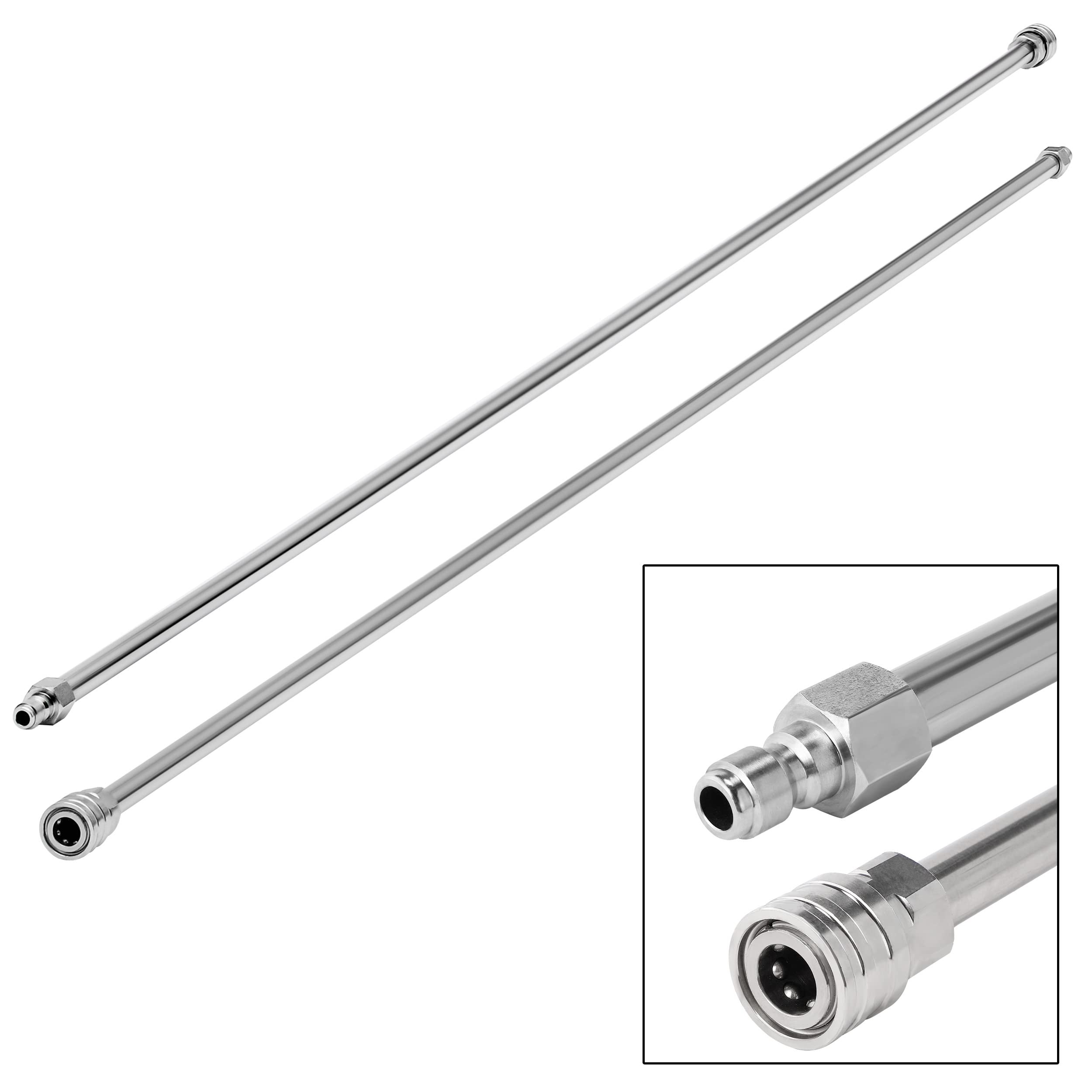 RIDGE WASHER 60-inch wand extension for extended reach and steady control during cleaning.