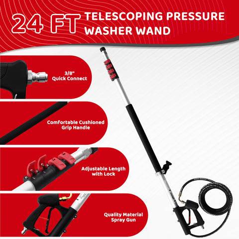 RIDGE WASHER 7 nozzle tips offer customizable spray for tasks.