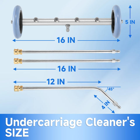 RIDGE WASHER all-in-one wand kit includes multiple attachments