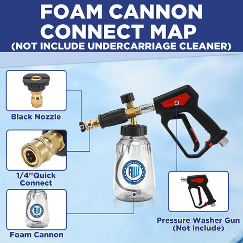 RIDGE WASHER brass large aperture nozzle delivers strong, consistent spray.