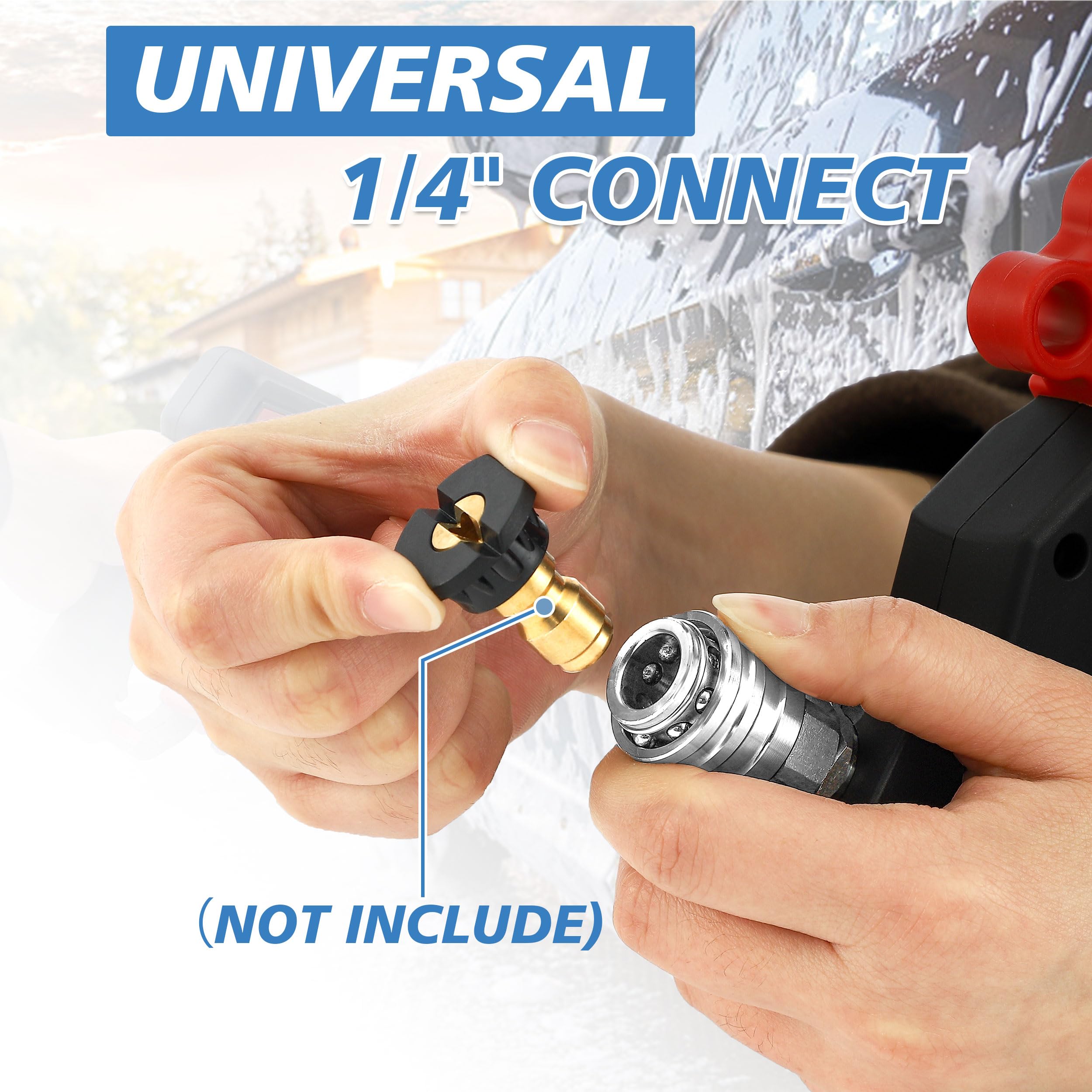RIDGE WASHER compatible attachments ensure versatile cleaning setups