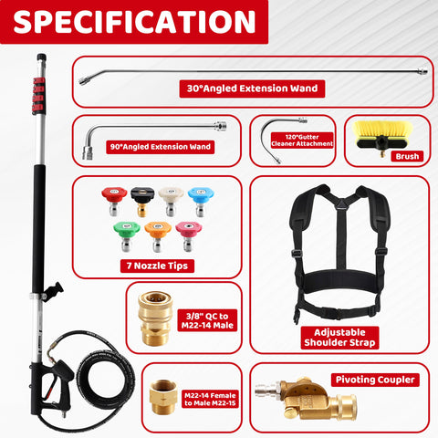 RIDGE WASHER complete cleaning kit delivers flexibility for DIY and professional use.