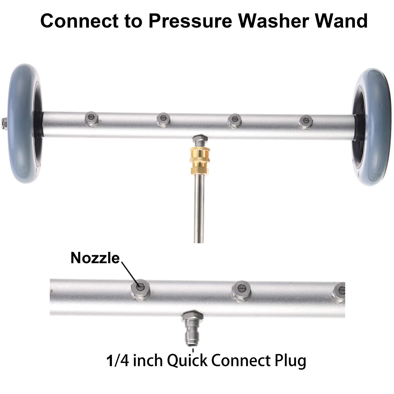 RIDGE WASHER curved extension wand 15.7 inches reaches around wheels