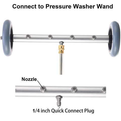 RIDGE WASHER curved extension wand 15.7 inches reaches around wheels