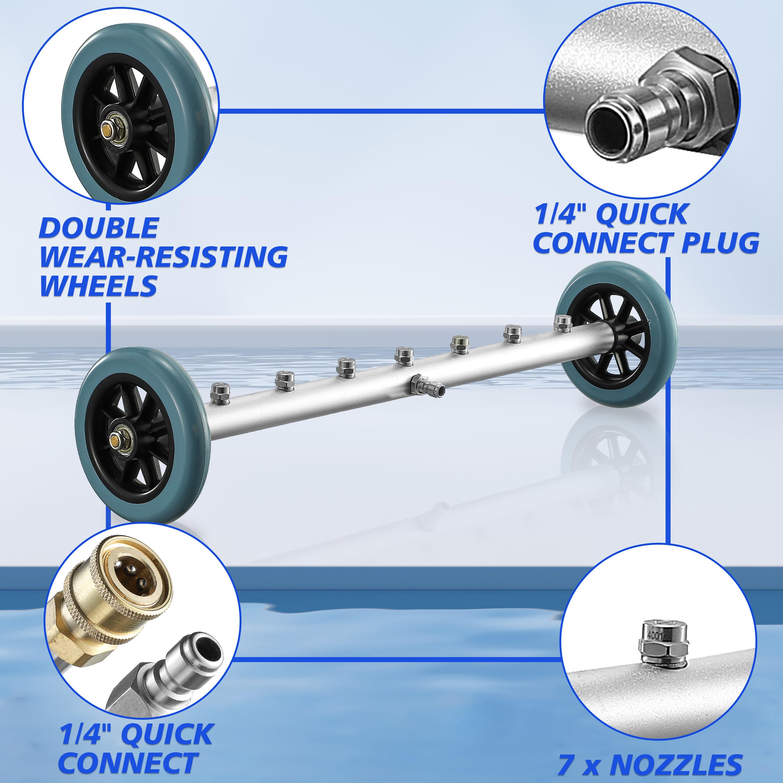 RIDGE WASHER curved wand helps access tight underside areas