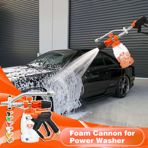 RIDGE WASHER double-tip attachment enables easy mode switching