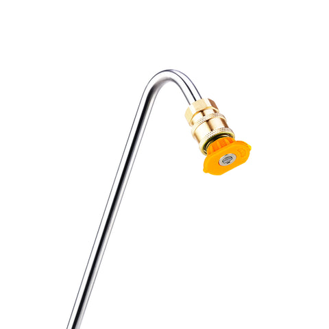 RIDGE WASHER gutter cleaner nozzle set with 0-65-degree options.