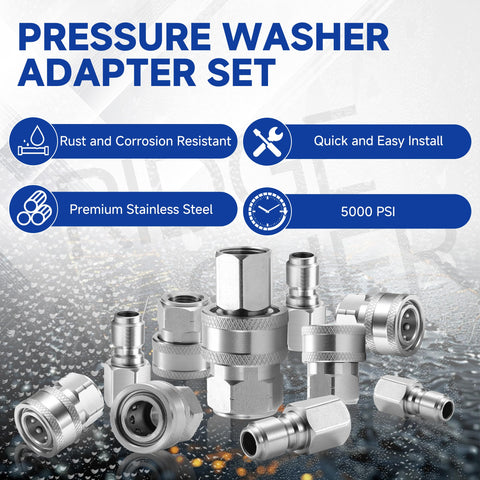 RIDGE WASHER leak-proof connections reduce drips during fast washdowns.