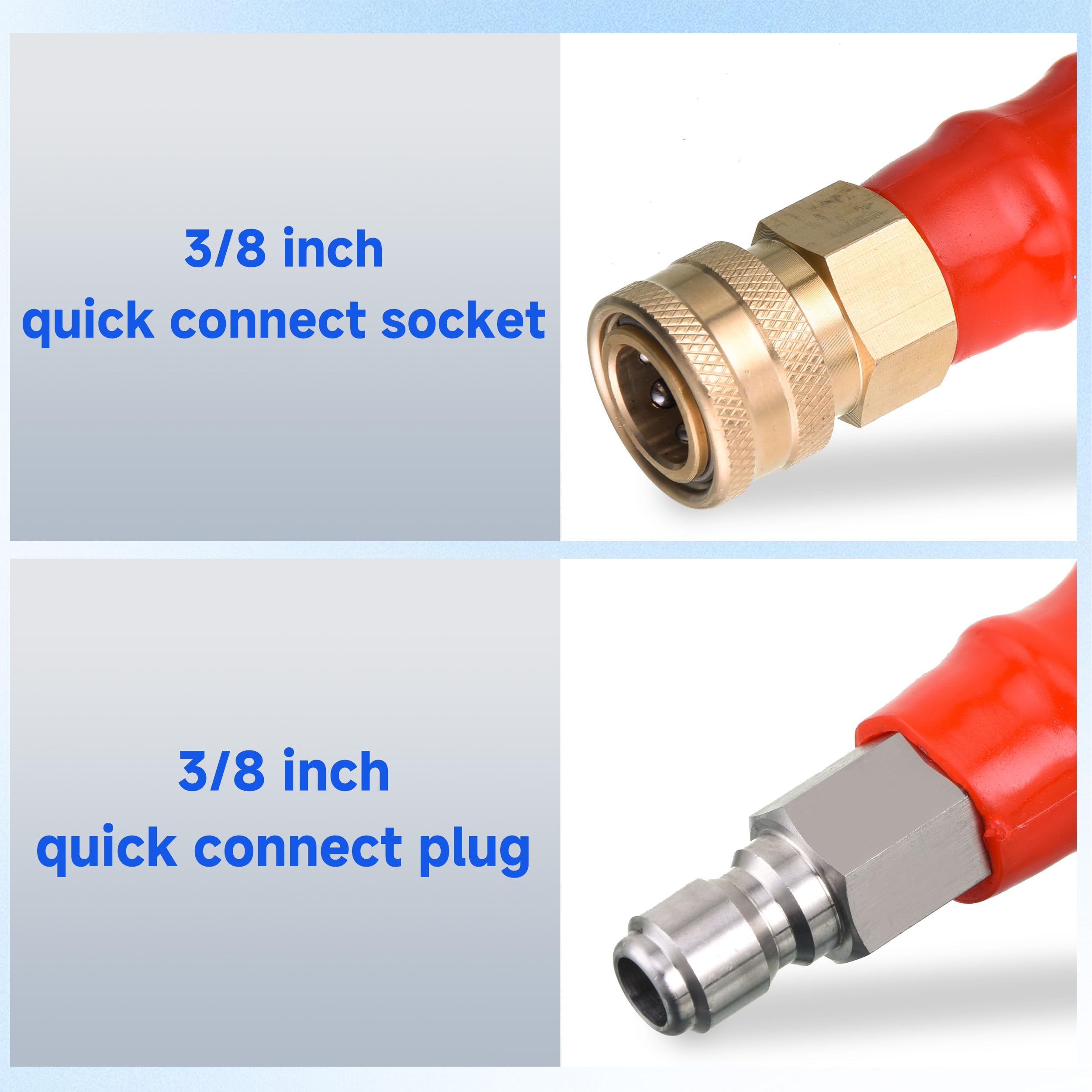 RIDGE WASHER M22 fittings included for quick setup