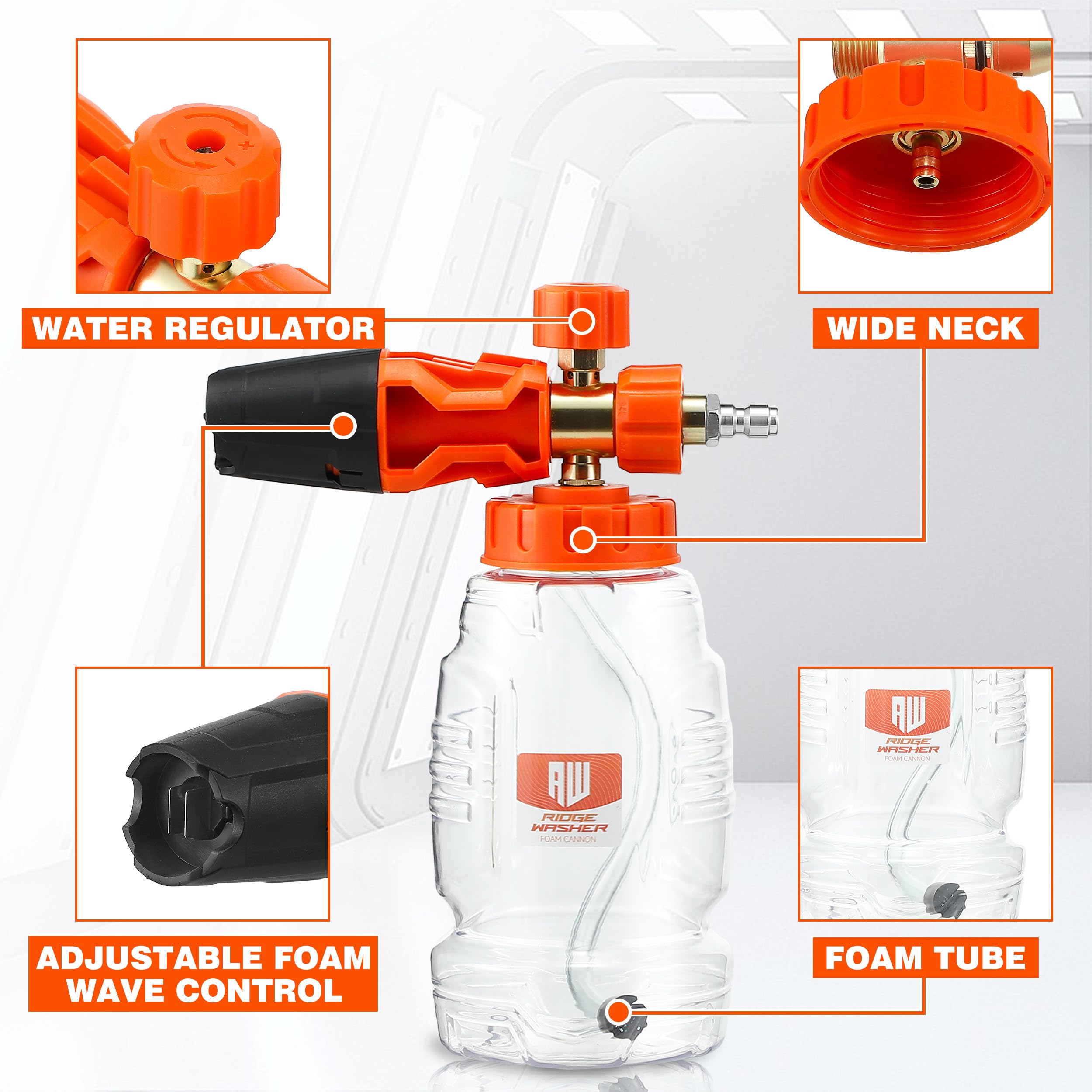 RIDGE WASHER max pressure detail highlighting 3600 PSI range