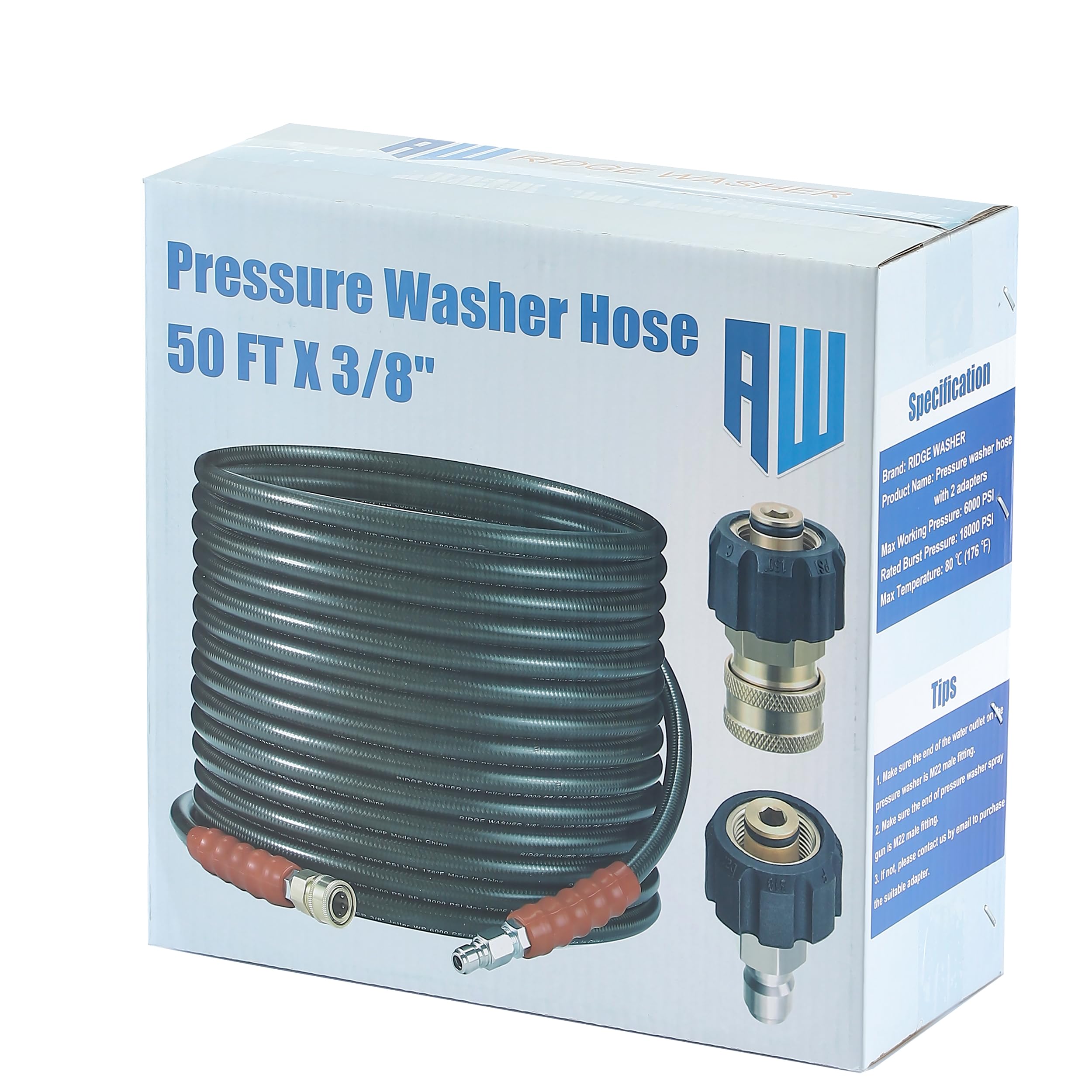 RIDGE WASHER non-marking rubber hose protecting surfaces