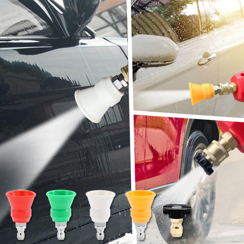 RIDGE WASHER 15-degree nozzle offers wider spray for quick patio cleaning