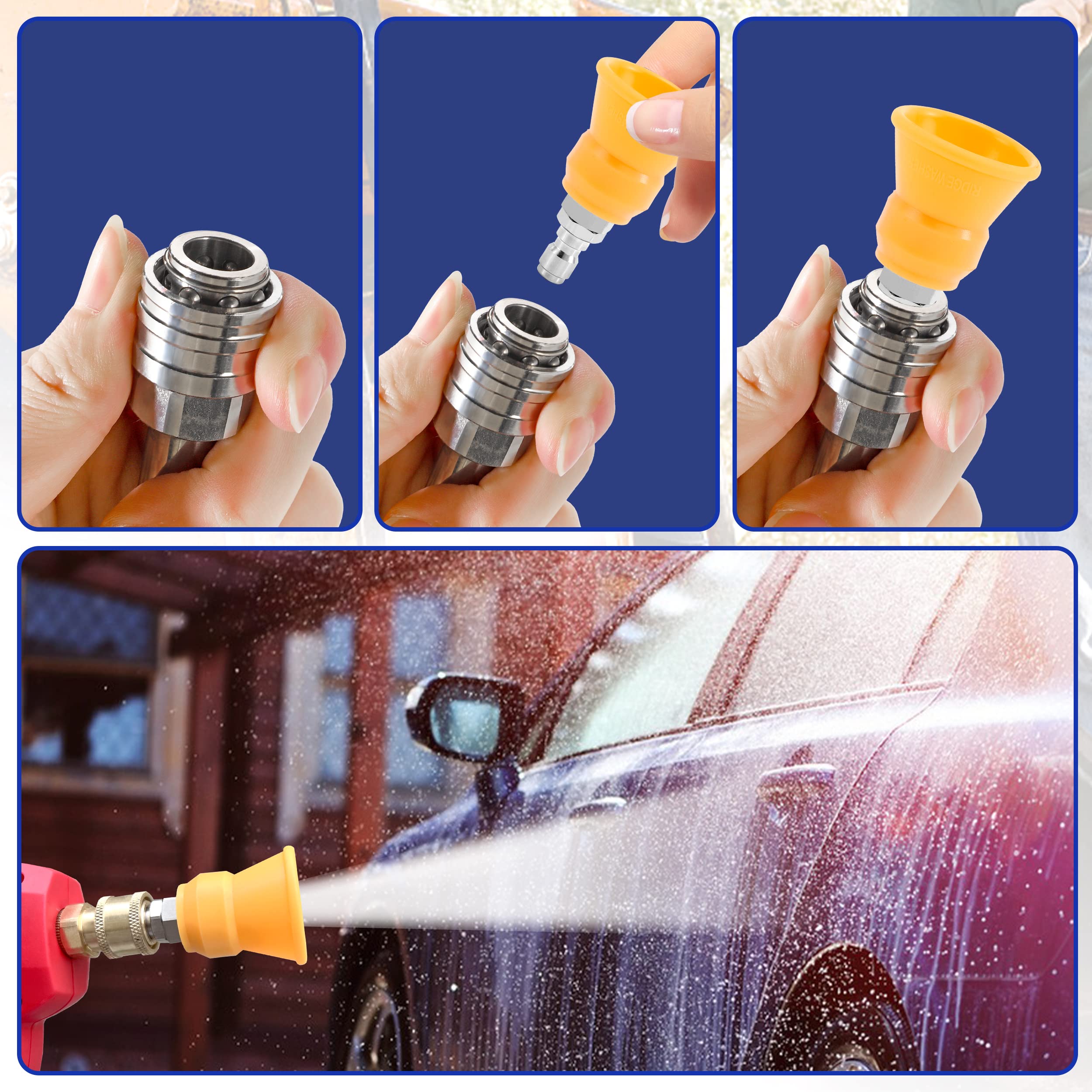 RIDGE WASHER 25-degree nozzle balances power and coverage for decks
