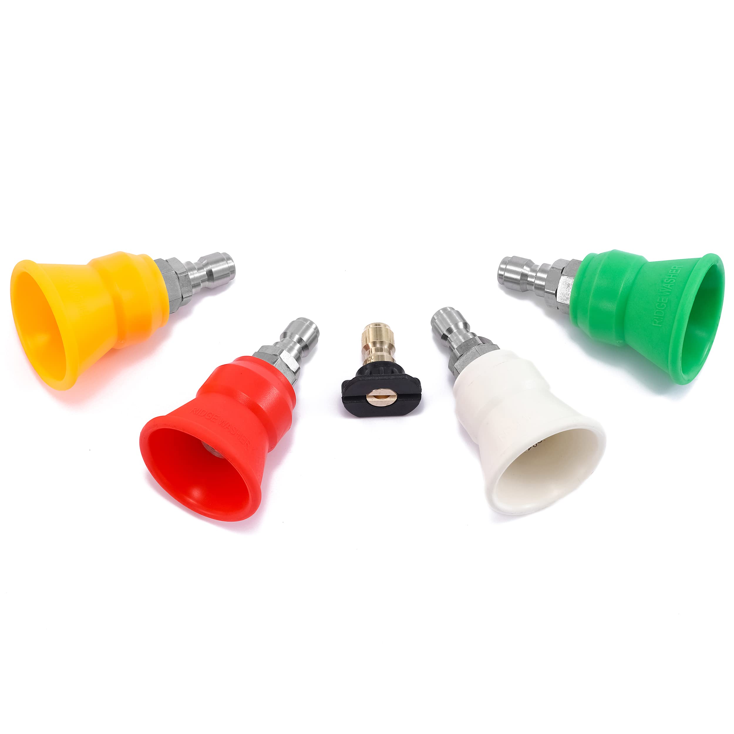 RIDGE WASHER nozzle guard protector shields nozzle from impact during cleaning