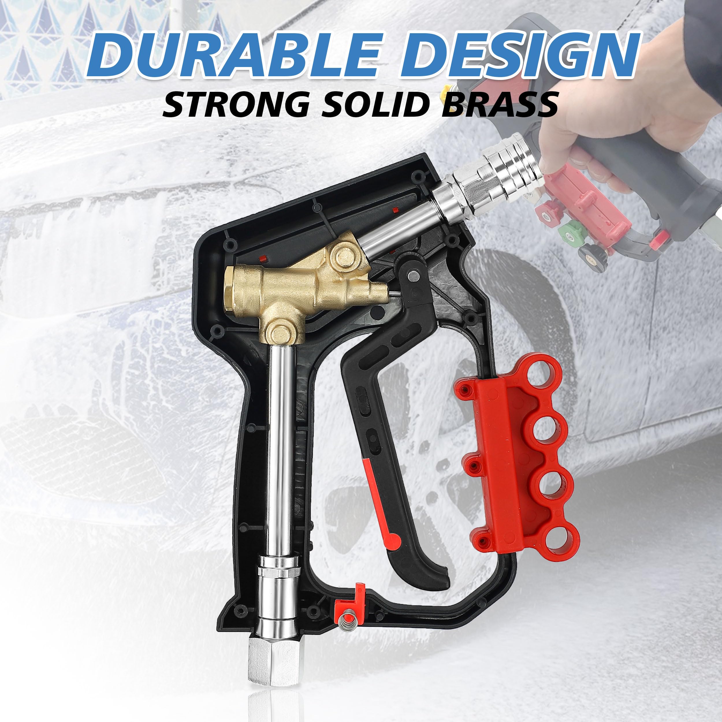 RIDGE WASHER compact kit includes essential components for quick setup