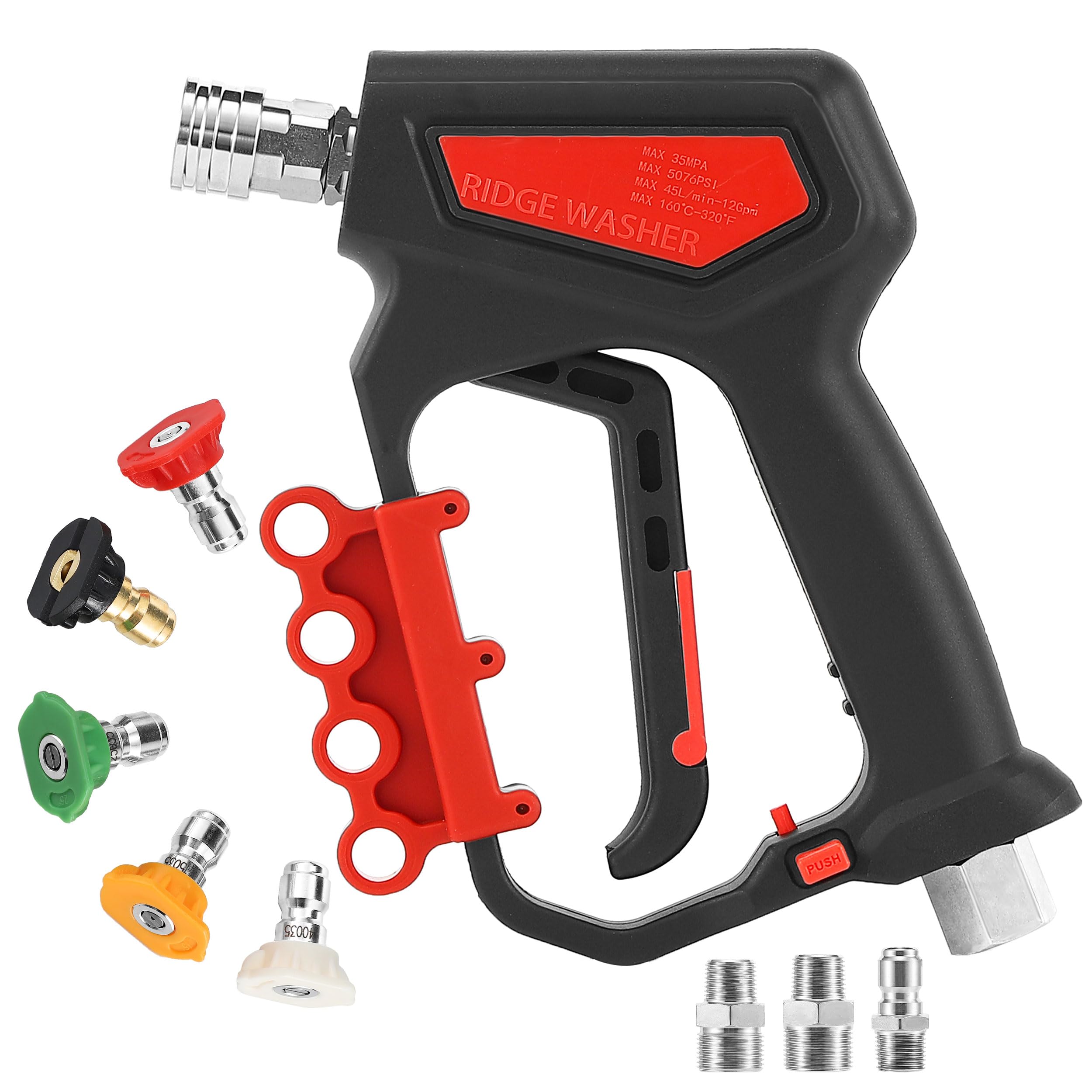 RIDGE WASHER pressure gun 5000psi for powerful outdoor cleaning of tough grime