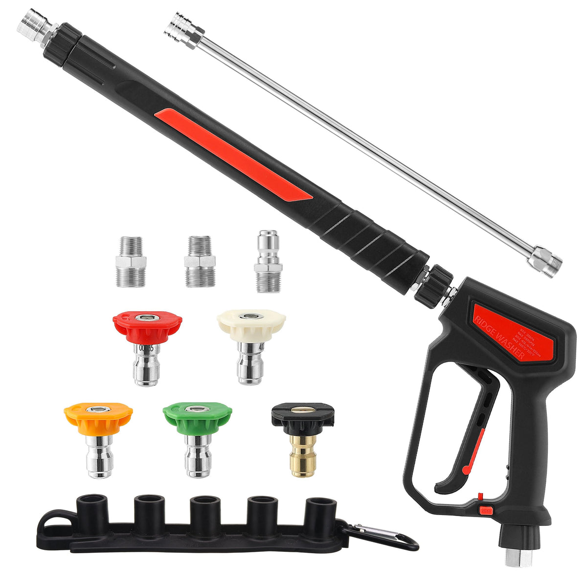 RIDGE WASHER pressure gun length options for reach and versatility.