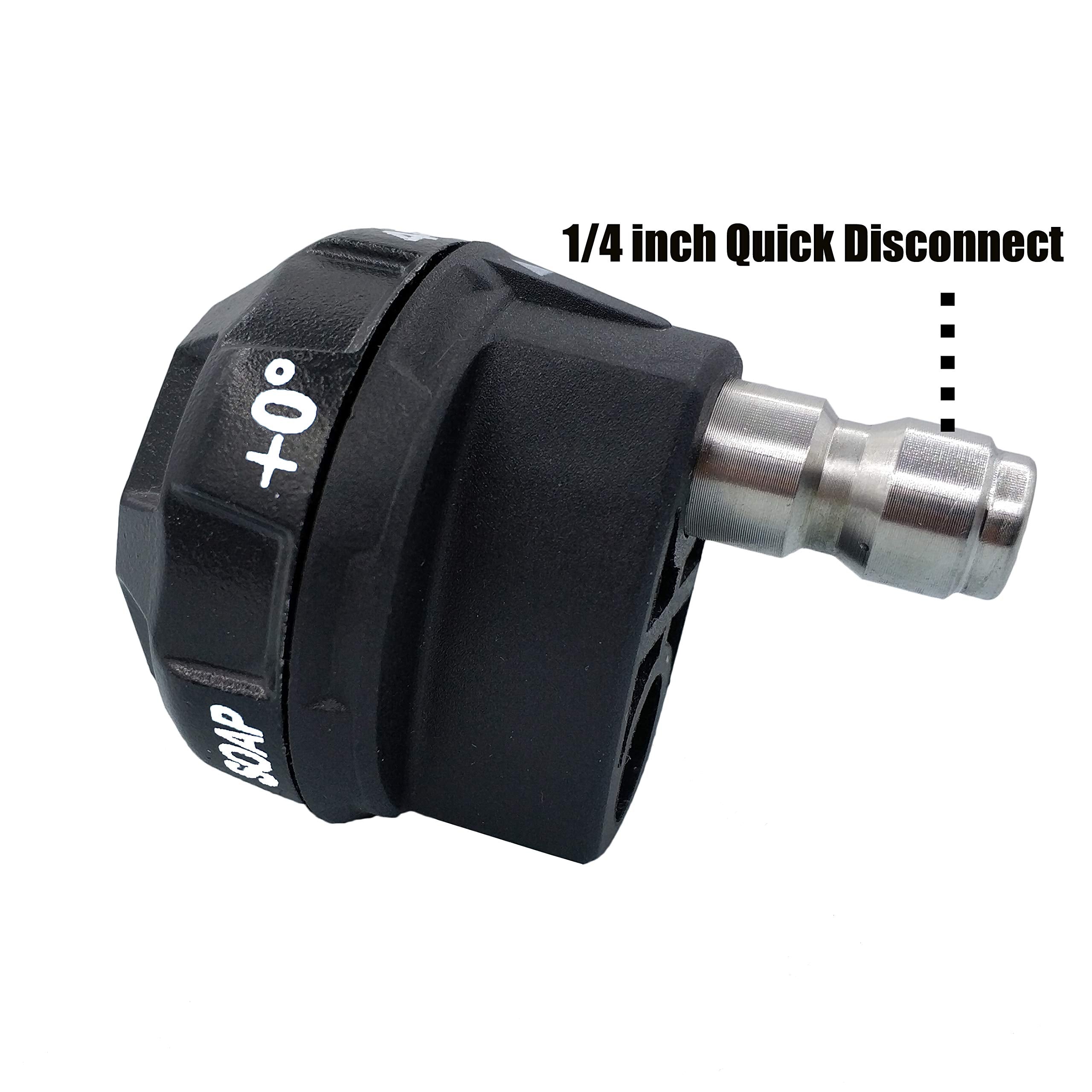 RIDGE WASHER quick connect extension wand enables faster nozzle changes