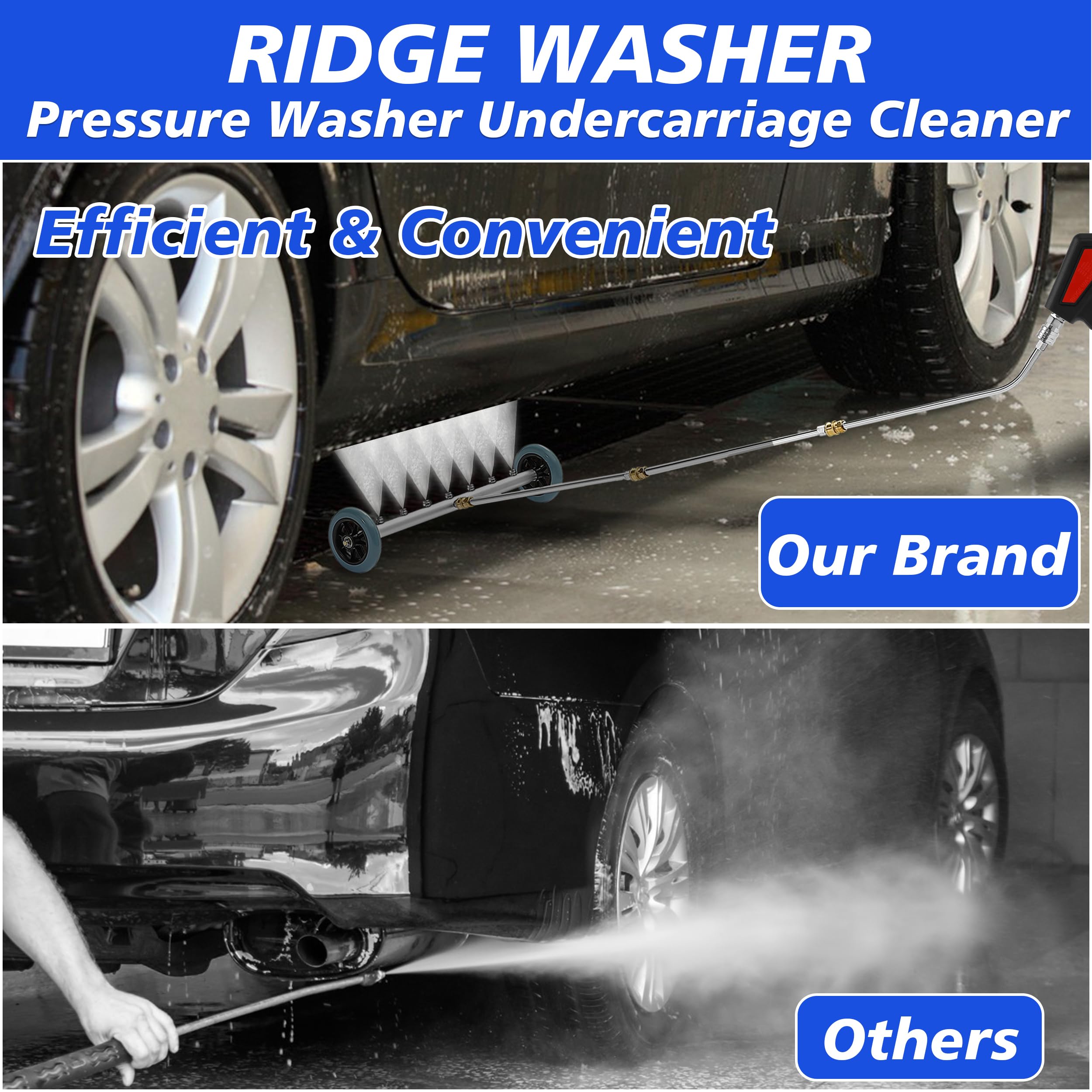 RIDGE WASHER quick-connect gun simplifies setup for faster cleaning