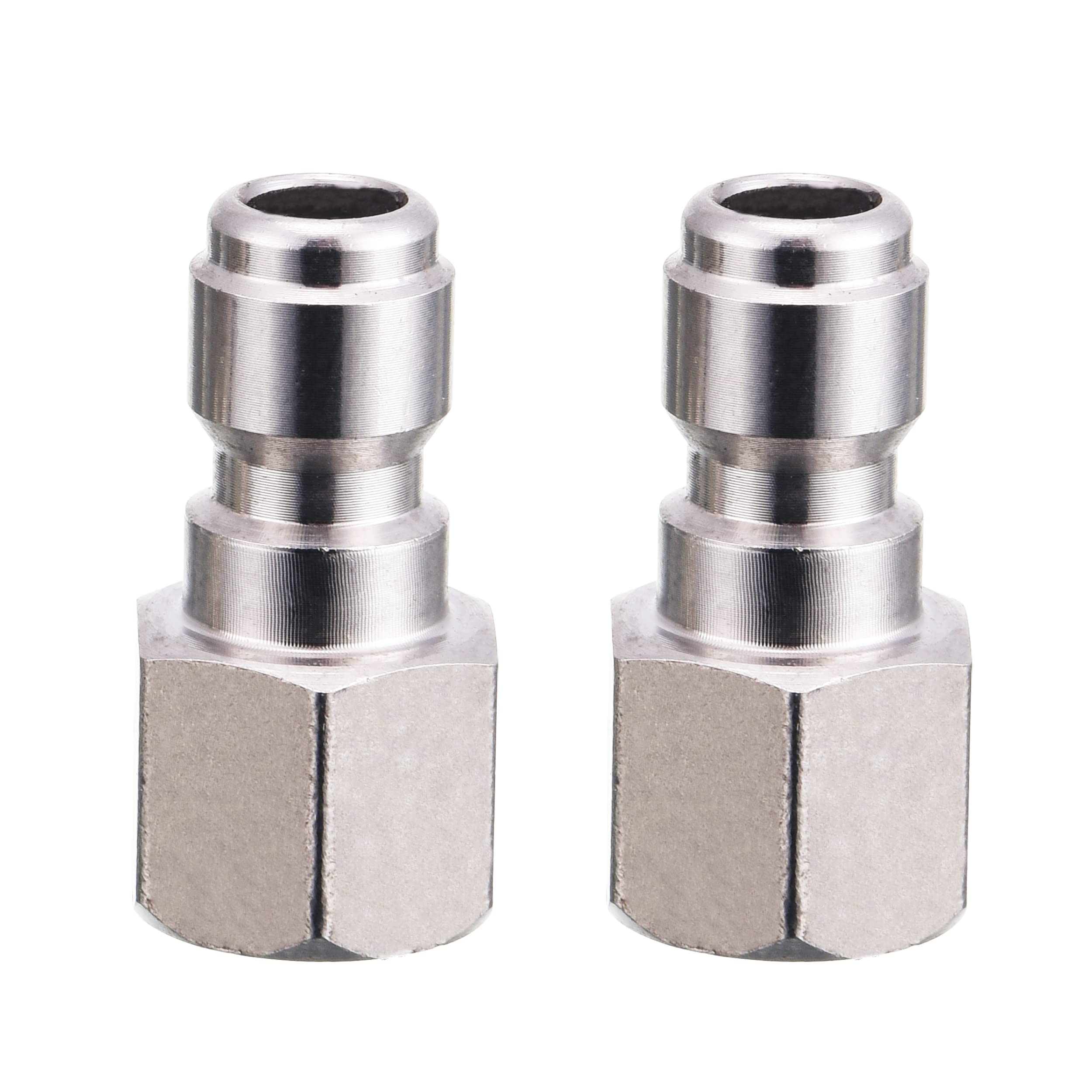 RIDGE WASHER quick-connect kit with two fittings for fast tool swaps.