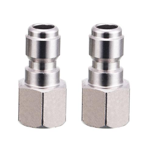 RIDGE WASHER quick-connect kit with two fittings for fast tool swaps.