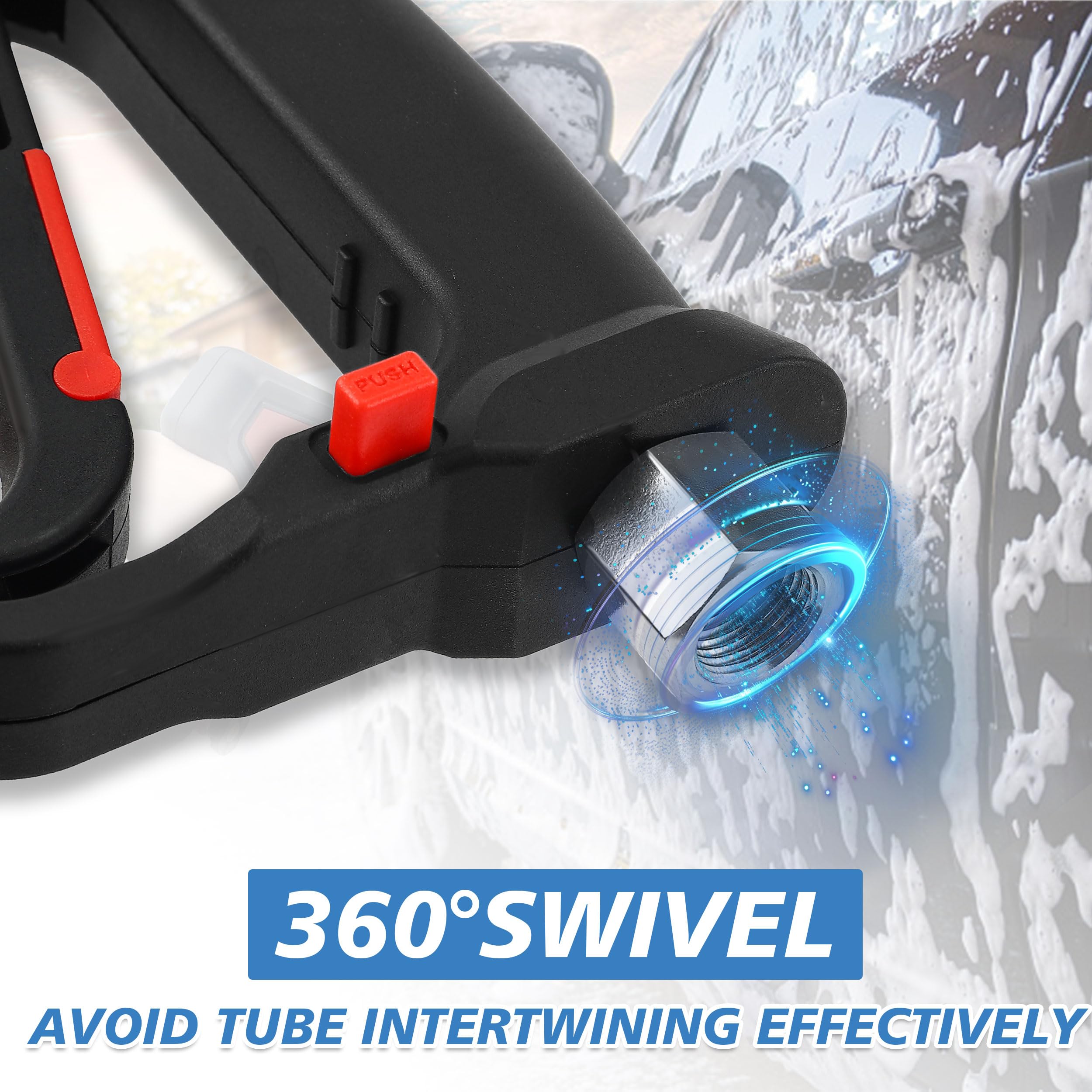 RIDGE WASHER 1/4 quick connector fits a wide range of attachments