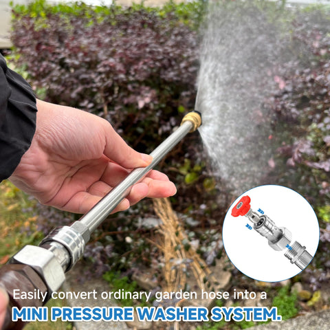 RIDGE WASHER stainless steel construction close-up proving durability outdoors