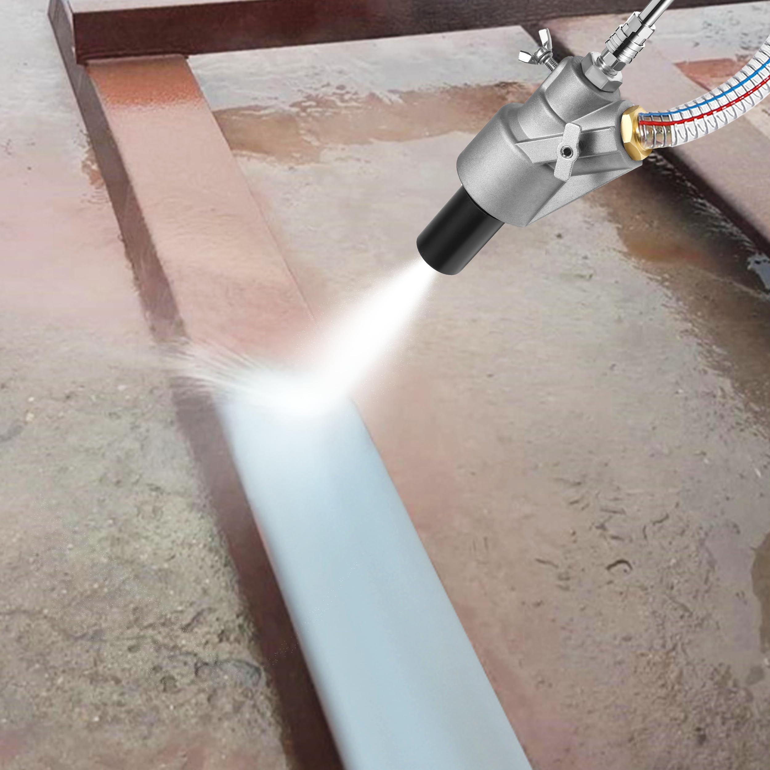 RIDGE WASHER tungsten nozzle close-up showing durability