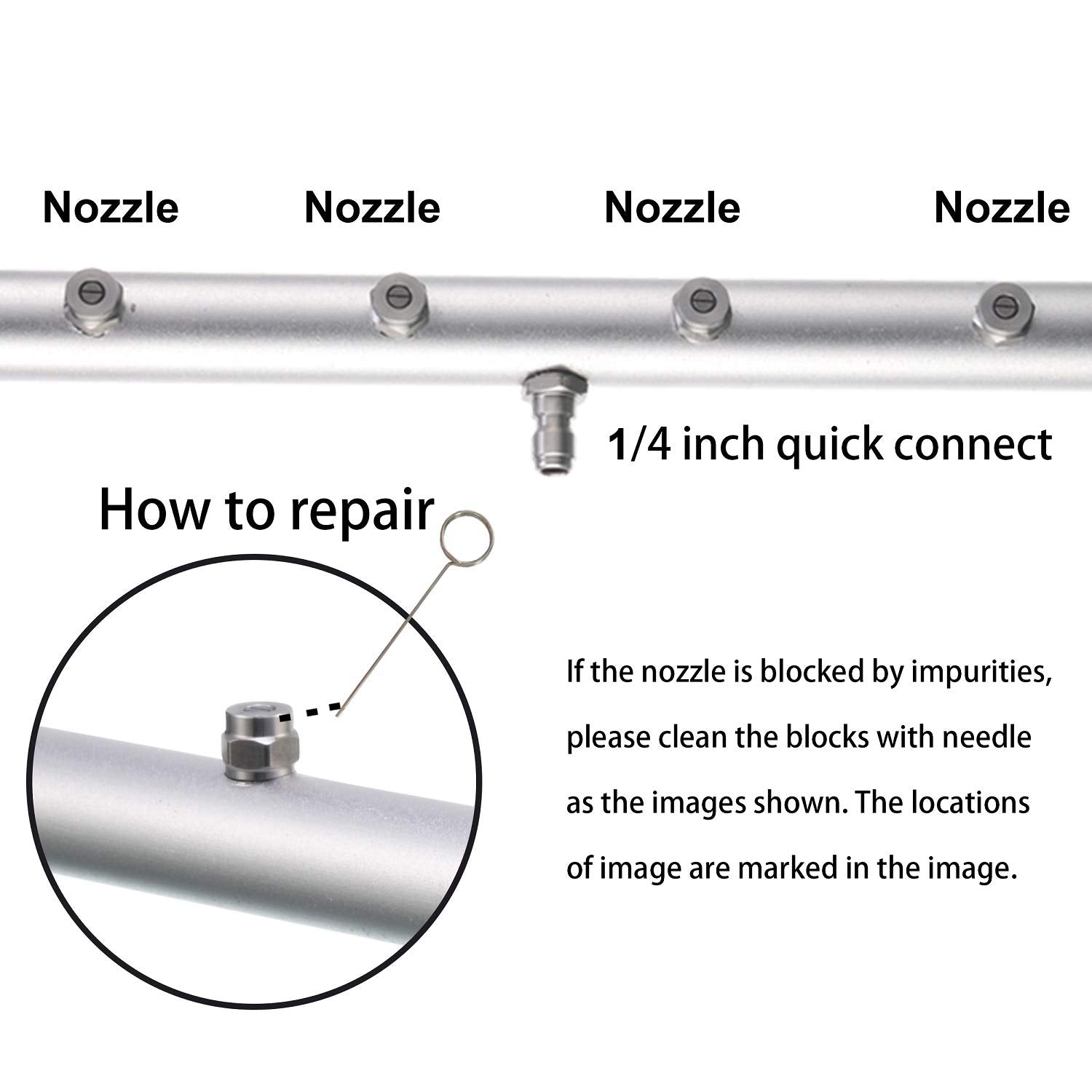 RIDGE WASHER two casters provide easy positioning during cleaning