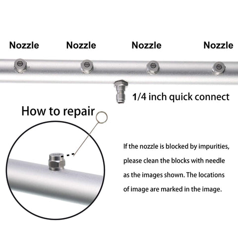 RIDGE WASHER two casters provide easy positioning during cleaning