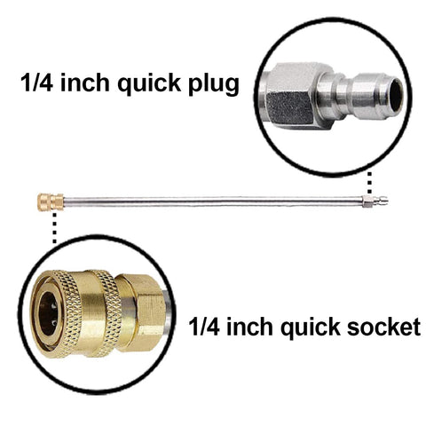 RIDGE WASHER two-pack extension wand for quick setup and cleaning.