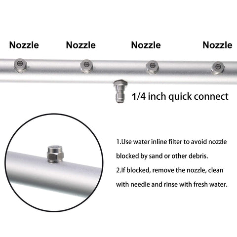 RIDGE WASHER undercarriage cleaner with 4 nozzles ensures even cleaning