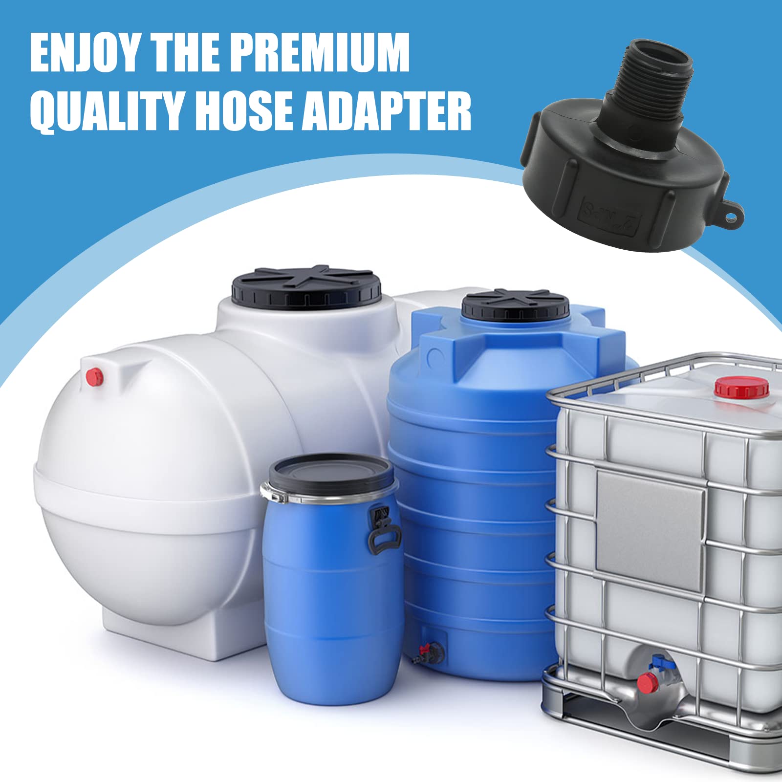 Rierdge durable plastic IBC tote fittings endure moisture and chemicals