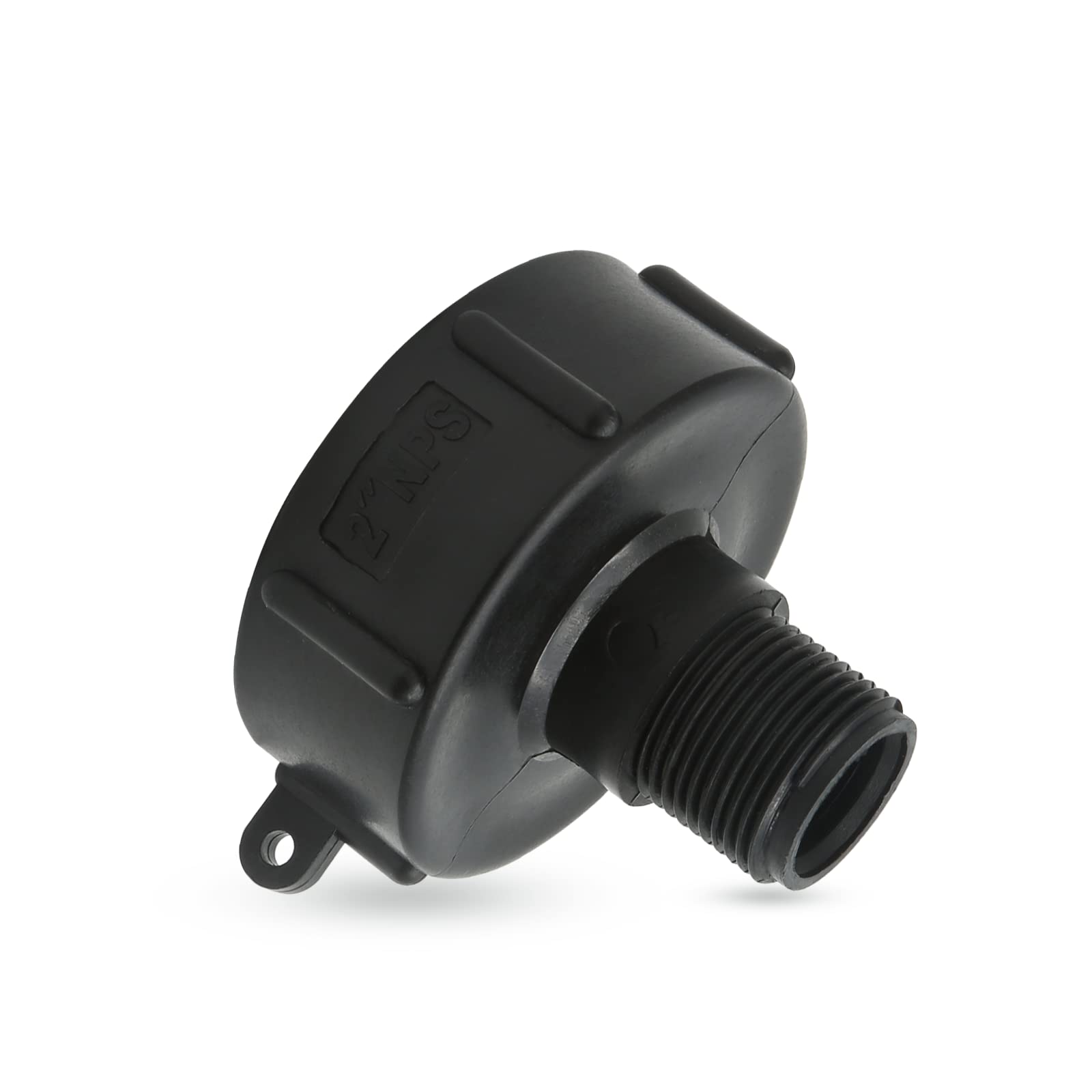Rierdge tote adapter shown with hose for easy tank-to-hose connection