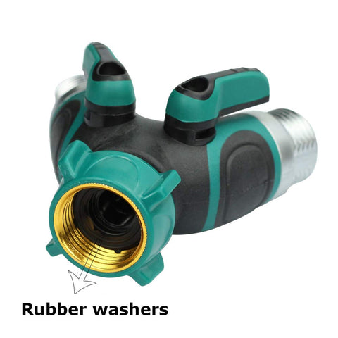 Riemex 3/4 inch connector fits standard outdoor faucets