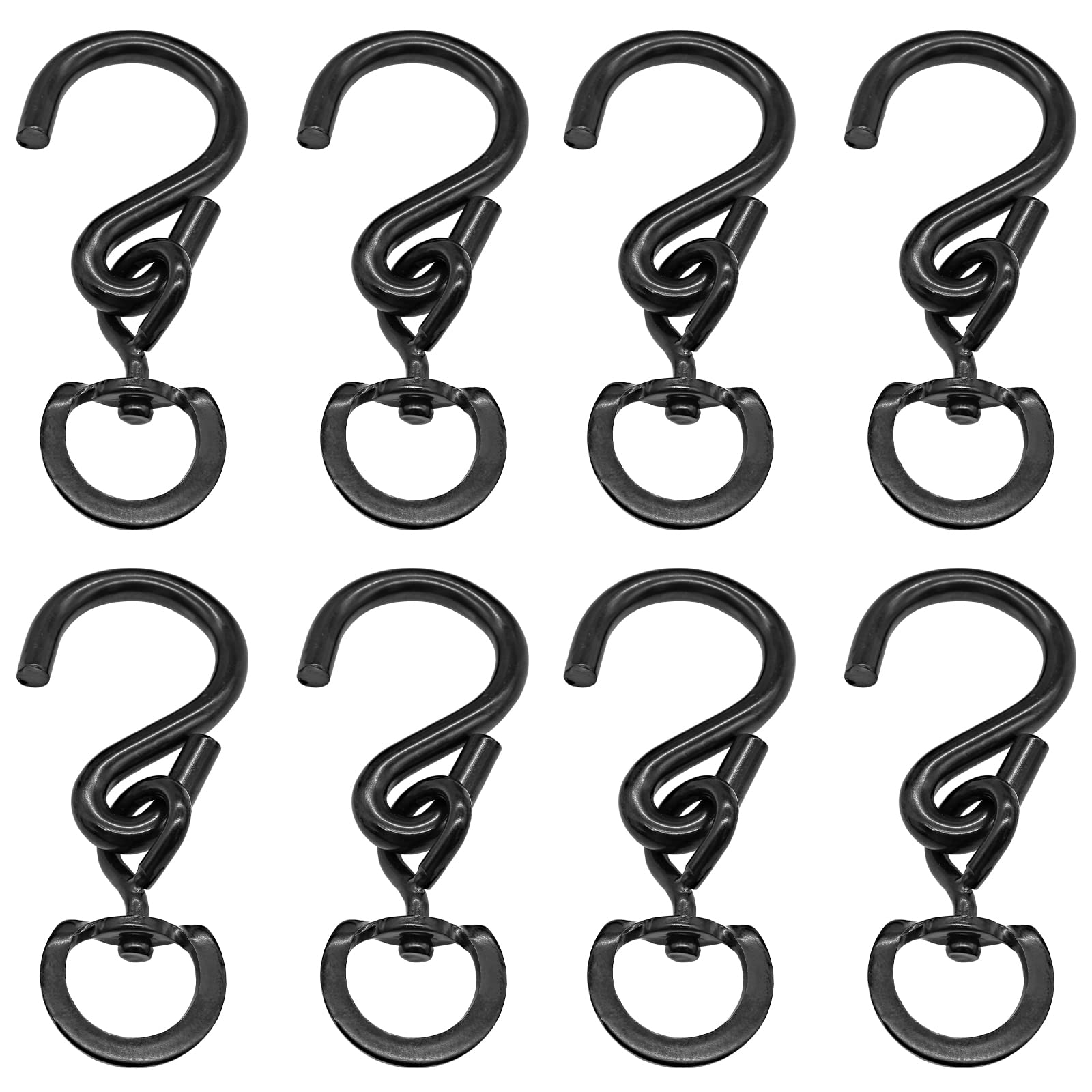 Rierdge swivel hooks 360° rotation for flexible hanging arrangements
