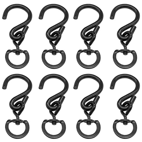 Rierdge swivel hooks 360° rotation for flexible hanging arrangements