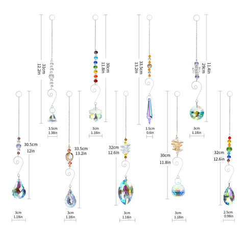 RIFNY crystal suncatchers room decor brightening a living space.