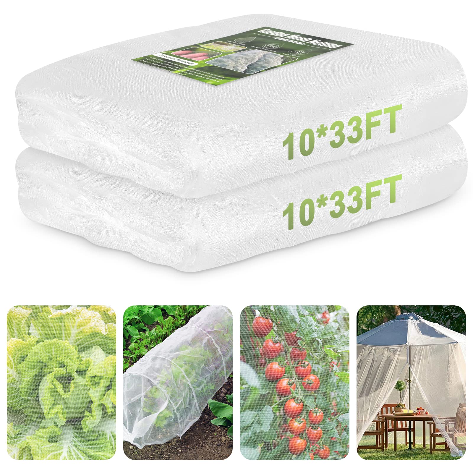 RIFNY garden netting ultra-fine mesh blocks pests while letting light through