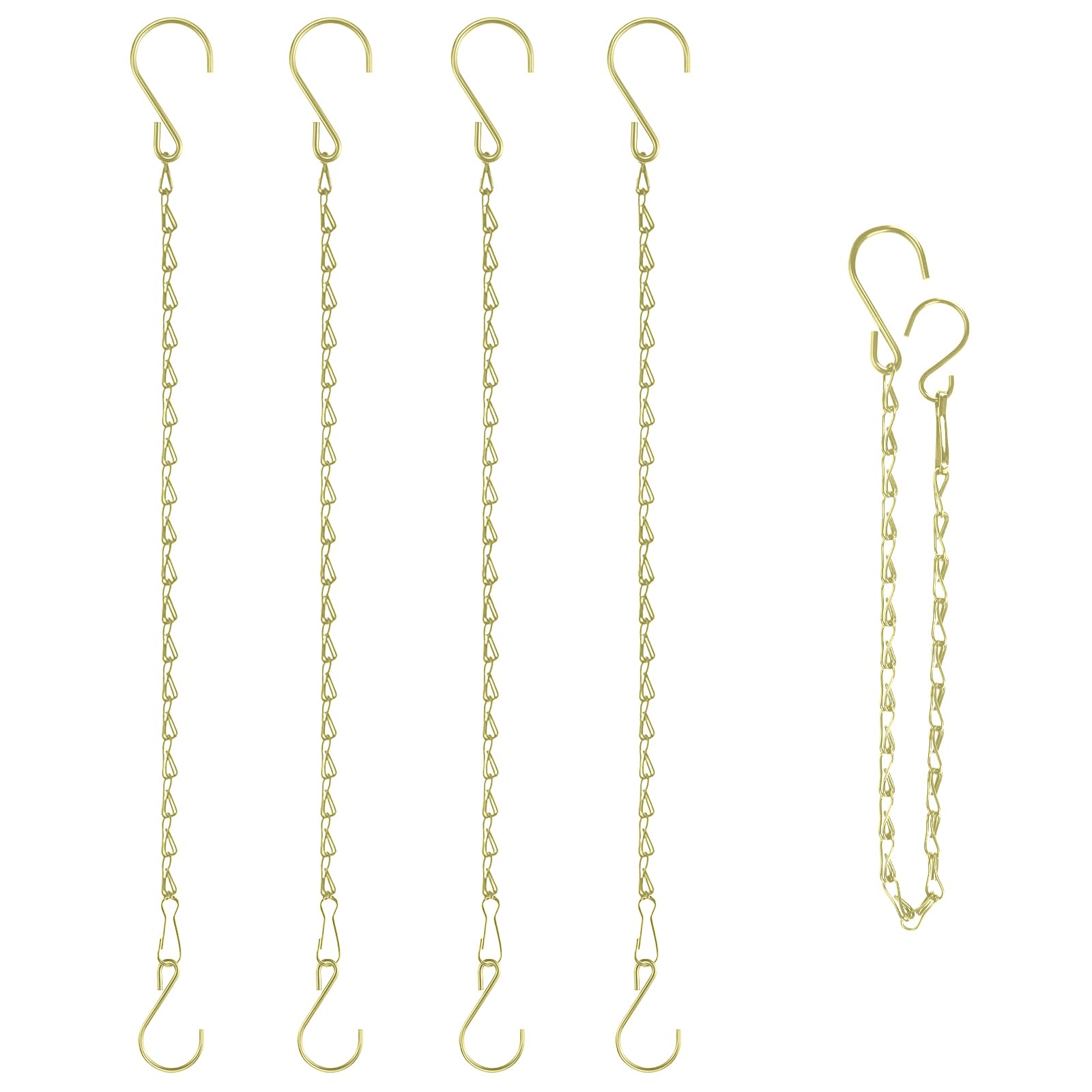 RIFNY gold hanging chain 20inch for plants keeps baskets secure and stylish.
