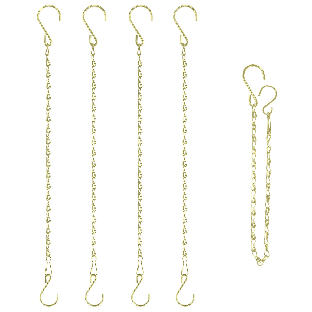 RIFNY gold hanging chain 20inch for plants keeps baskets secure and stylish.