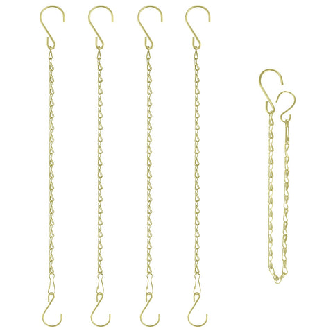 RIFNY gold hanging chain 20inch for plants keeps baskets secure and stylish.