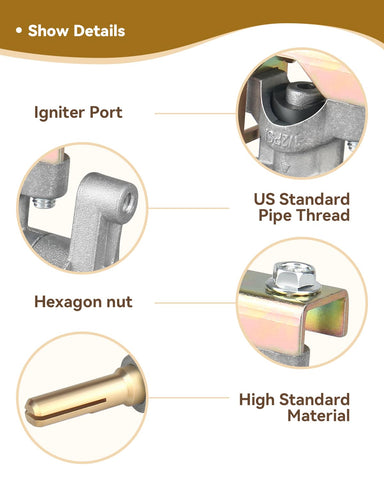 Rigshru durable material construction supports long-lasting performance in challenging grill environments.