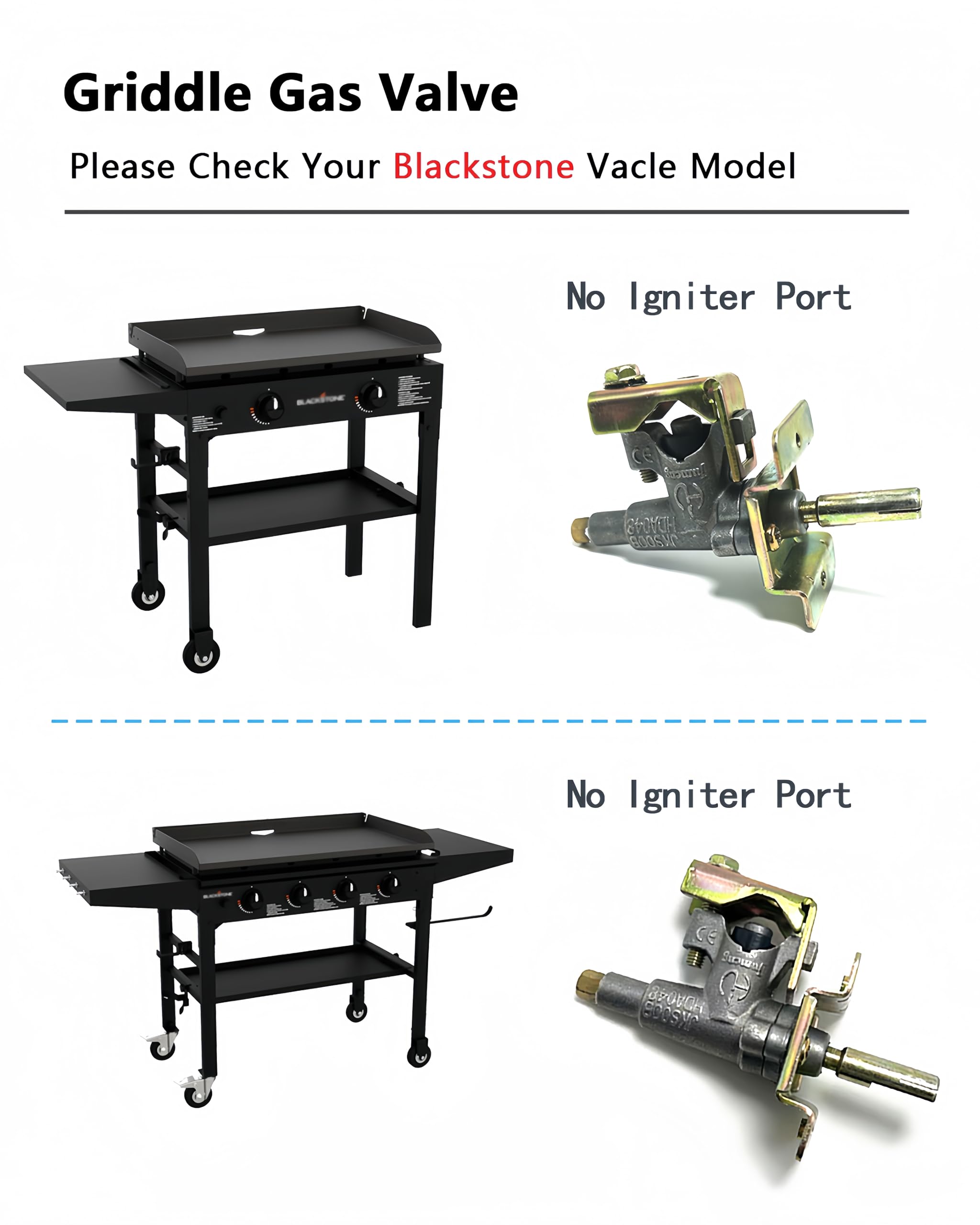 Rigshru gas griddle parts pack suitable for model 1554 replacement