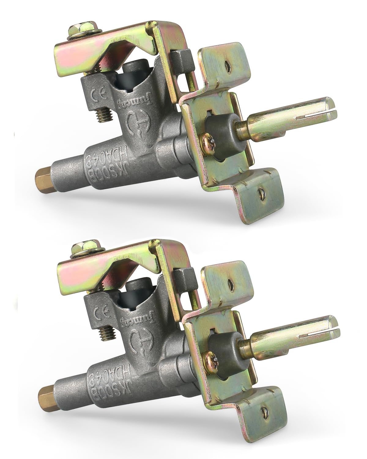 Rigshru valve assembly for burner control on a Blackstone griddle