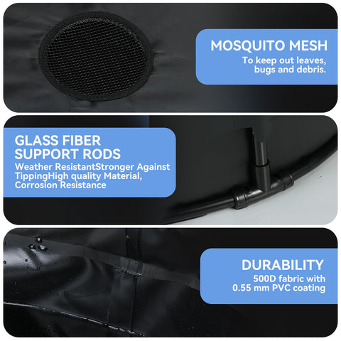 Rihogar internal frame supports full capacity without collapse during heavy rainfall.