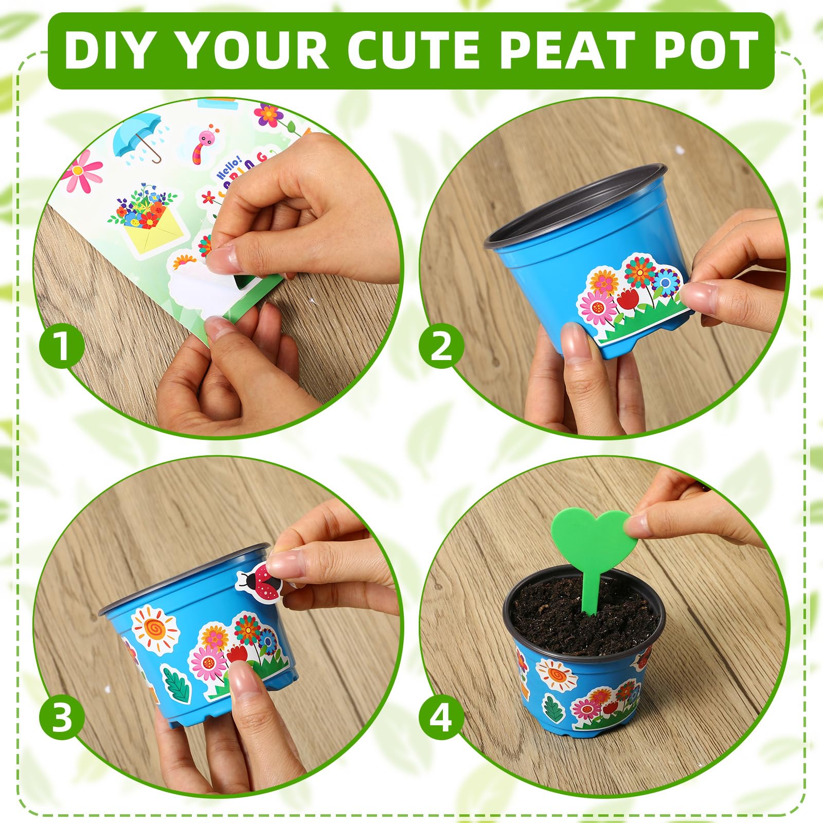RimCereal seedling pots with drainage holes to prevent overwatering.