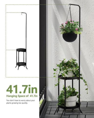 RINBOU corner-friendly design saves space while highlighting your favorite plants.