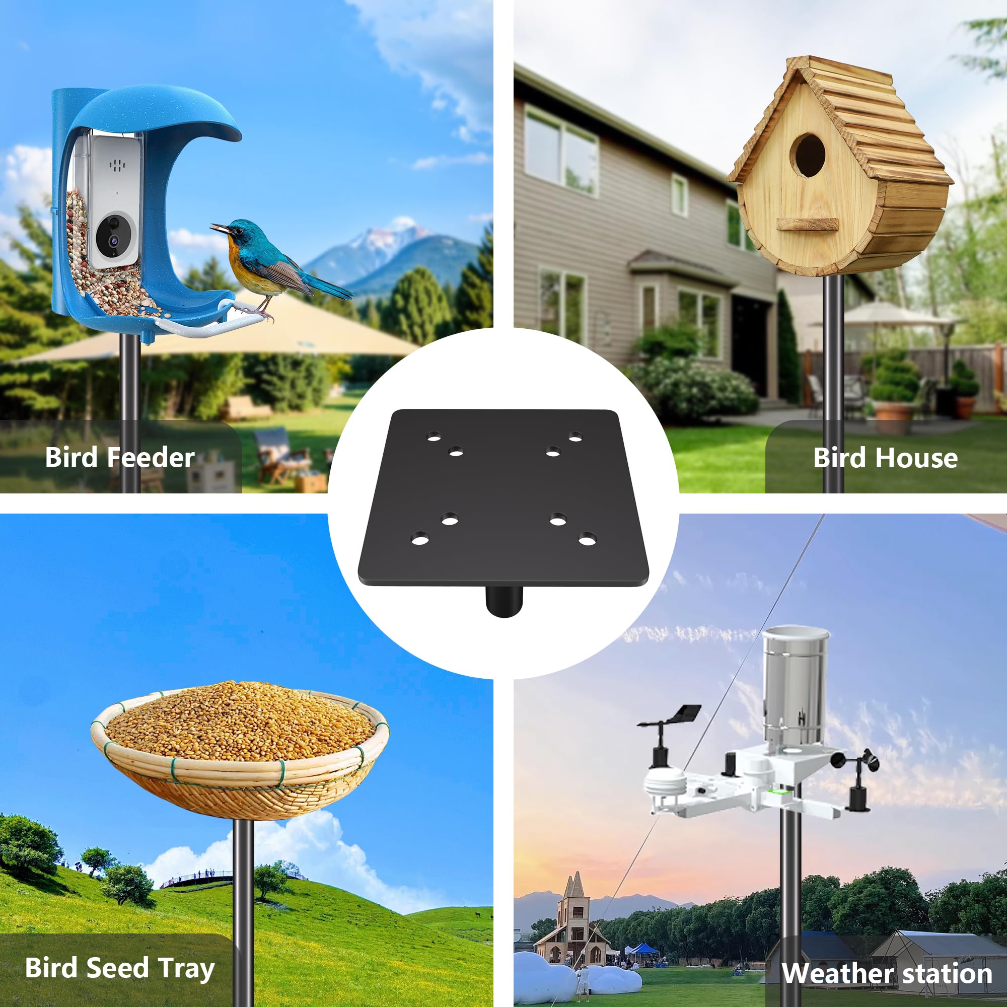 RINLAIN pole offers top or side mounting for flexible placement